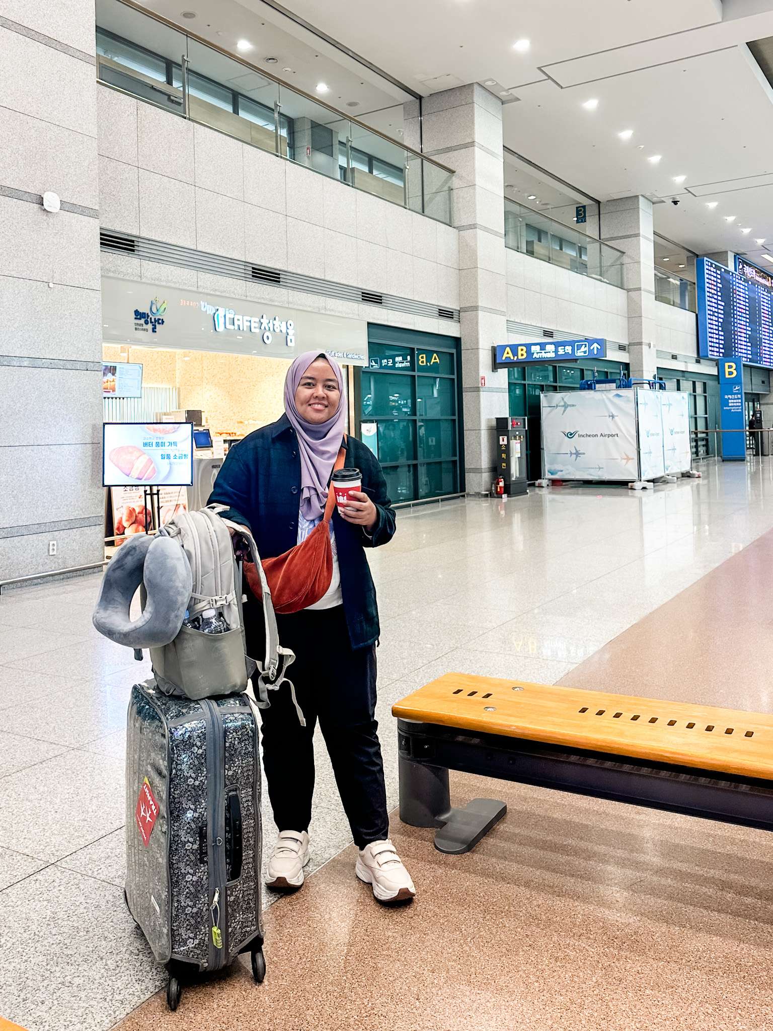 bawaan bagasi terbang ke Korea